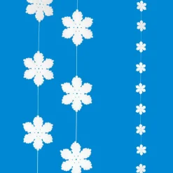 Schneeflocken-Girlande, 180 Cm Lang