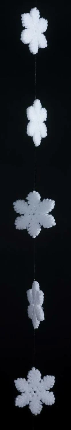 Schneeflocken-Girlande, 180 Cm Lang