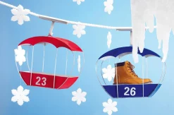 Schneeflocken-Girlande, 180 Cm Lang