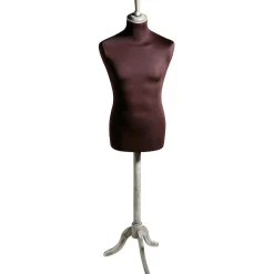 Schneiderpuppe Männlich, Büste 78 Cm, Mocca/antik, Barock