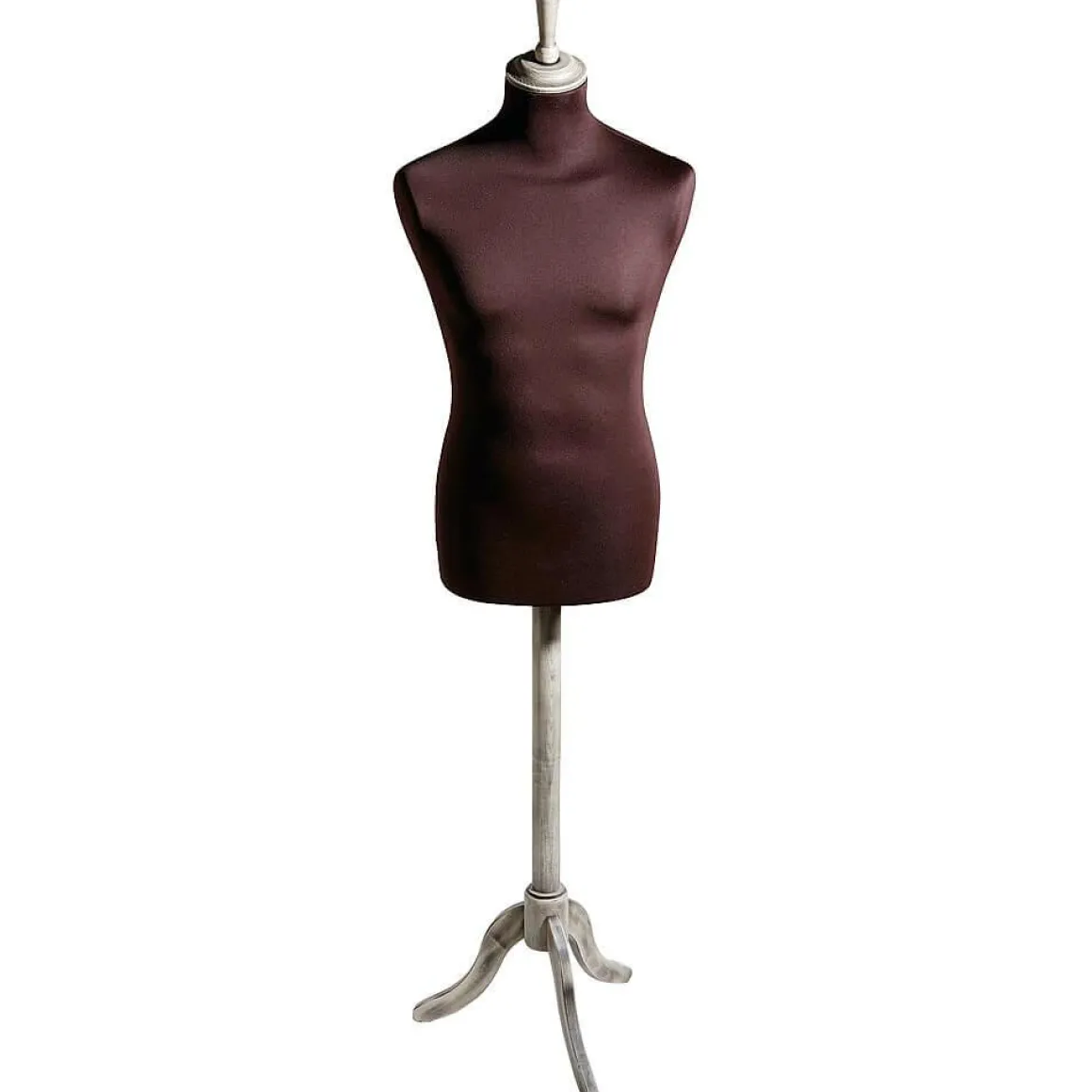 Schneiderpuppe Männlich, Büste 78 Cm, Mocca/antik, Barock