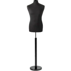 Schneiderpuppe Männlich, Büste 78 Cm, Schwarz/schwarz