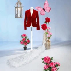 Schneiderpuppe Weiblich, Büste 63 Cm, Ecru/eiche Hell