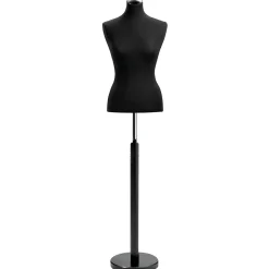 Schneiderpuppe Weiblich, Büste 63 Cm, Schwarz/schwarz