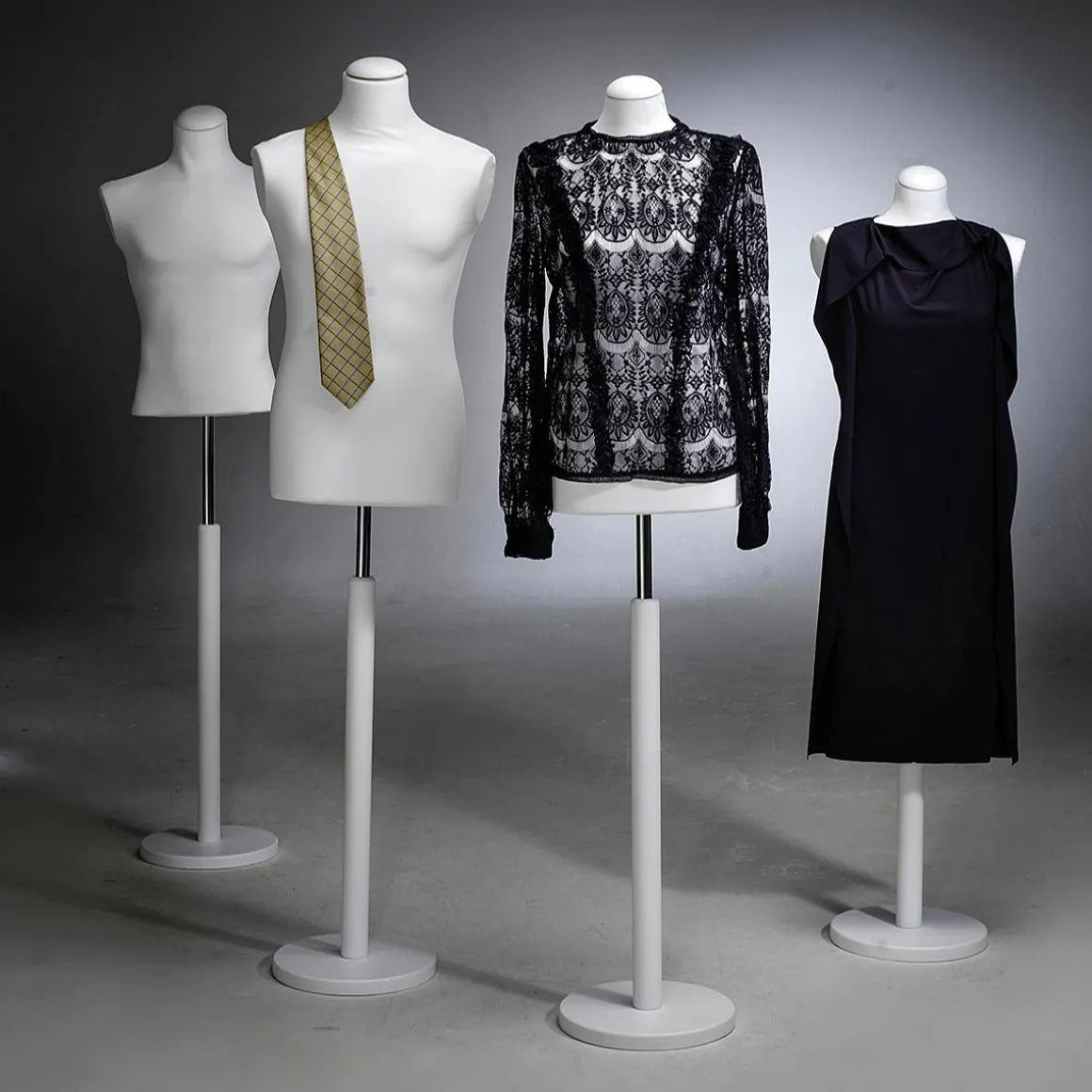 Schneiderpuppe Weiblich, Büste 72 Cm, Weiß/weiß