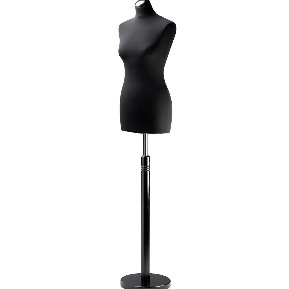 Schneiderpuppe Weiblich, Büste 72 Cm, Schwarz/schwarz