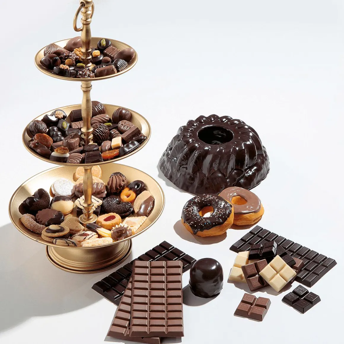 Schoko Pralinen Lebensmittel-Attrappe, 50 Stück