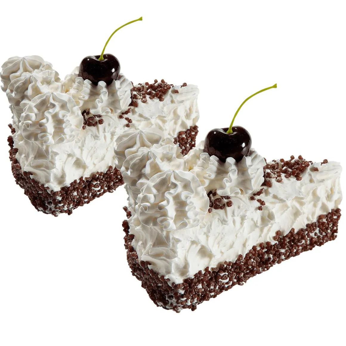 Schwarzwälderkirschtorte Lebensmittel-Attrappe, Pack à 2 Stück