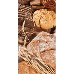 Schwer Entflammbarer Stoffbanner "frisches Brot" Aus Fahnenstoff 100 X 200 Cm