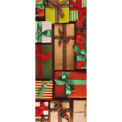 Schwer Entflammbarer Stoffbanner "Geschenke" Aus Fahnenstoff 75 X 180 Cm