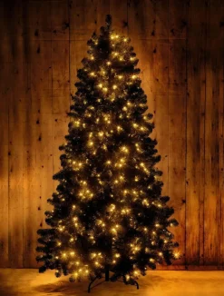 Schwer Entflammbarer Weihnachtsbaum Mit LED 210 Cm