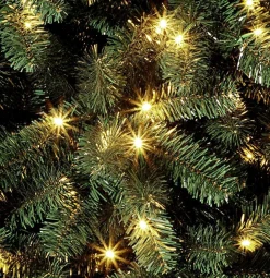 Schwer Entflammbarer Weihnachtsbaum Mit LED 210 Cm