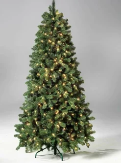 Schwer Entflammbarer Weihnachtsbaum Mit LED 210 Cm