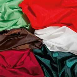 Seidentaft Weihnachtsrot, 150 Cm Breit