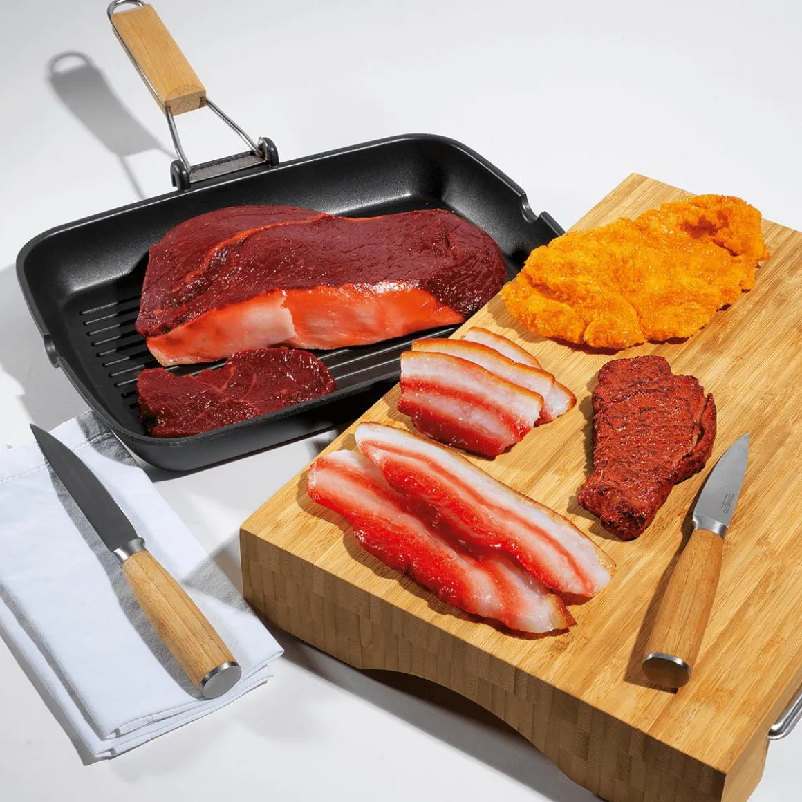 Speckscheiben Lebensmittel-Attrappe 17 Cm, Pack à 2 Stück