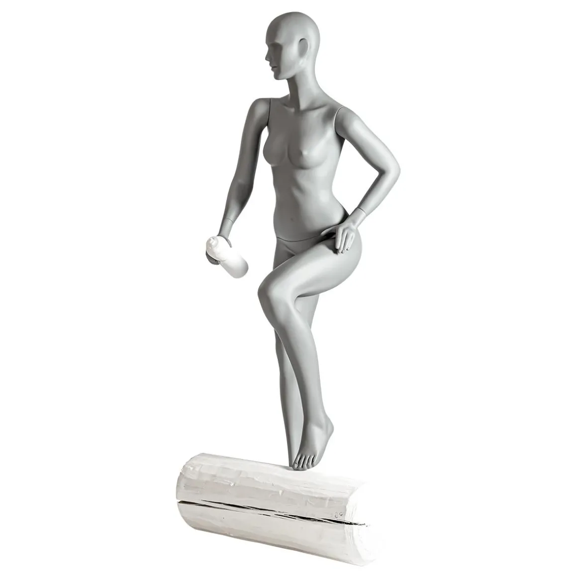 Sport-Schaufensterpuppe Dame Radfahrer, Wanderer – Linkes Bein Angehoben & Linker Arme Angewinkelt