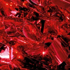 Stanzoptikfolie Metallic 90 Cm Breit, Rot