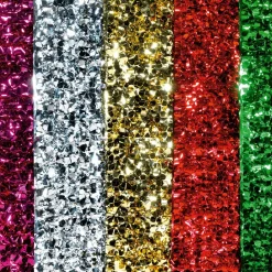 Stanzoptikfolie Metallic 90 Cm Breit, Grün