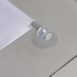 Stoffbanner-Alu-Aufhängestangen-Set Mit Saugnäpfchen Für Glasflächen, 104 Cm