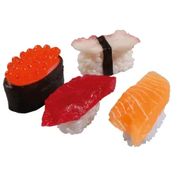 Sushi-Set Lebensmittel-Attrappe, Set 4 Stück