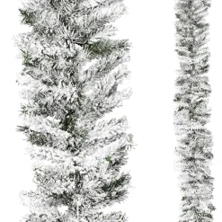 Tannengirlande Beflockt 270 Cm, 30 Cm Ø