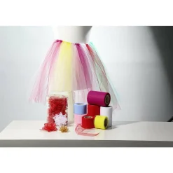 Tüllband, 50 Mm, 25 M, Hellblau