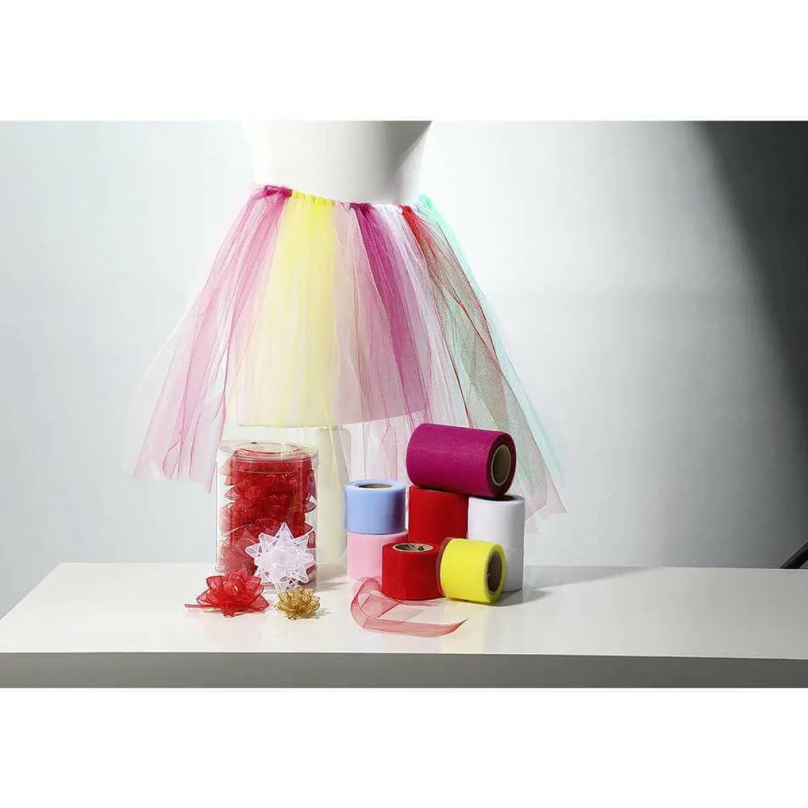 Tüllband, 50 Mm, 25 M, Hellblau