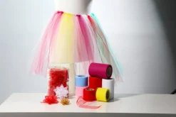 Tüllband, 50 Mm, 25 M, Rot