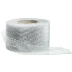 Tüllband, 50 Mm, 25 M, Silber
