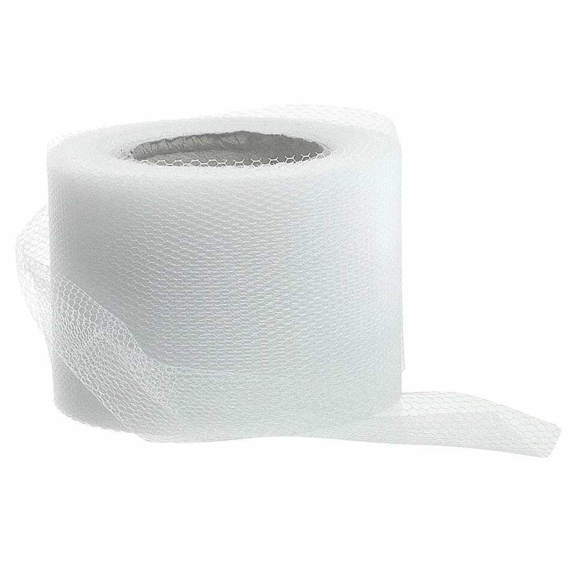 Tüllband, 50 Mm, 25 M, Weiß