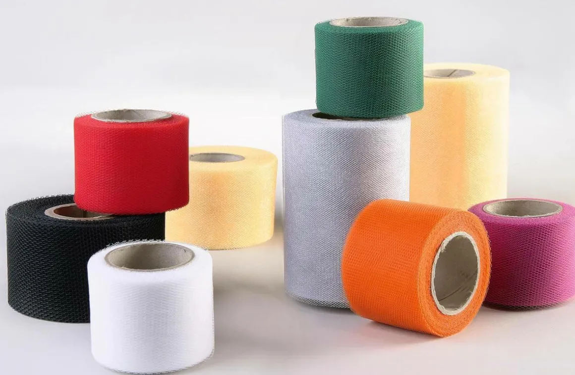 Tüllband, 50 Mm, 25 M, Weiß