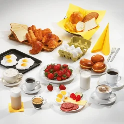 Toastscheibe Getoastet Lebensmittel-Attrappen, 4 Stück