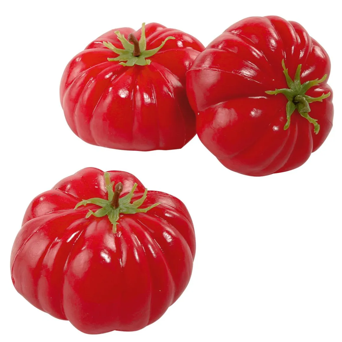 Tomaten Lebensmittel-Attrappe, Pack á 3 Stück