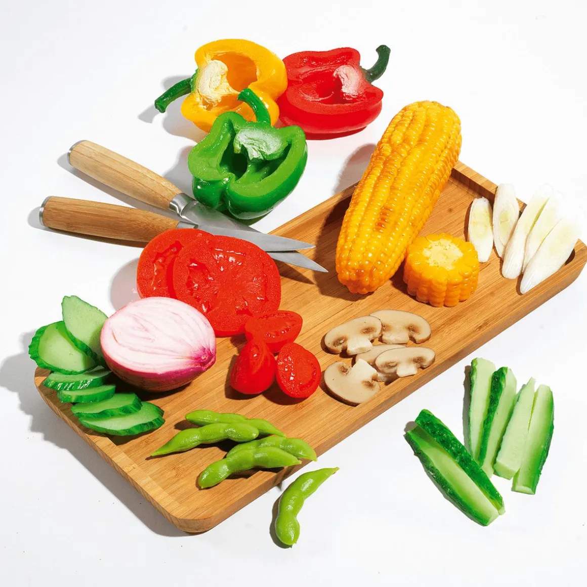 Tomaten-Scheibe Lebensmittel-Attrappe, 6 Stück