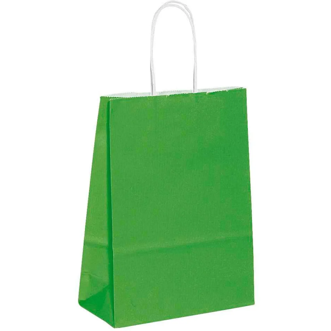 Tragetasche "Uni", 22 X 18 Cm, Grün 50 Stück