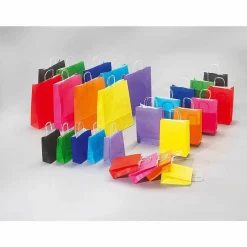 Tragetasche "Uni", 24 X 18 Cm, Pink 50 Stück