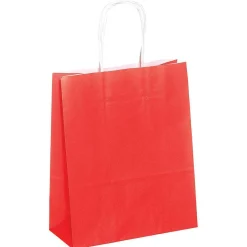 Tragetasche "Uni", 24 X 18 Cm, Rot 50 Stück