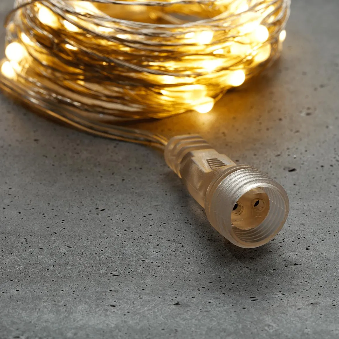 Trennbare XL LED-Draht-Lichterkette Für Außen, 20 M