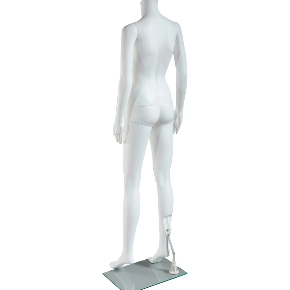 Umweltfreundliche Schaufensterpuppe Weiblich, Ohne Kopf 163 Cm, Weiß