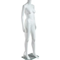 Umweltfreundliche Schaufensterpuppe Weiblich, Ohne Kopf 163 Cm, Weiß