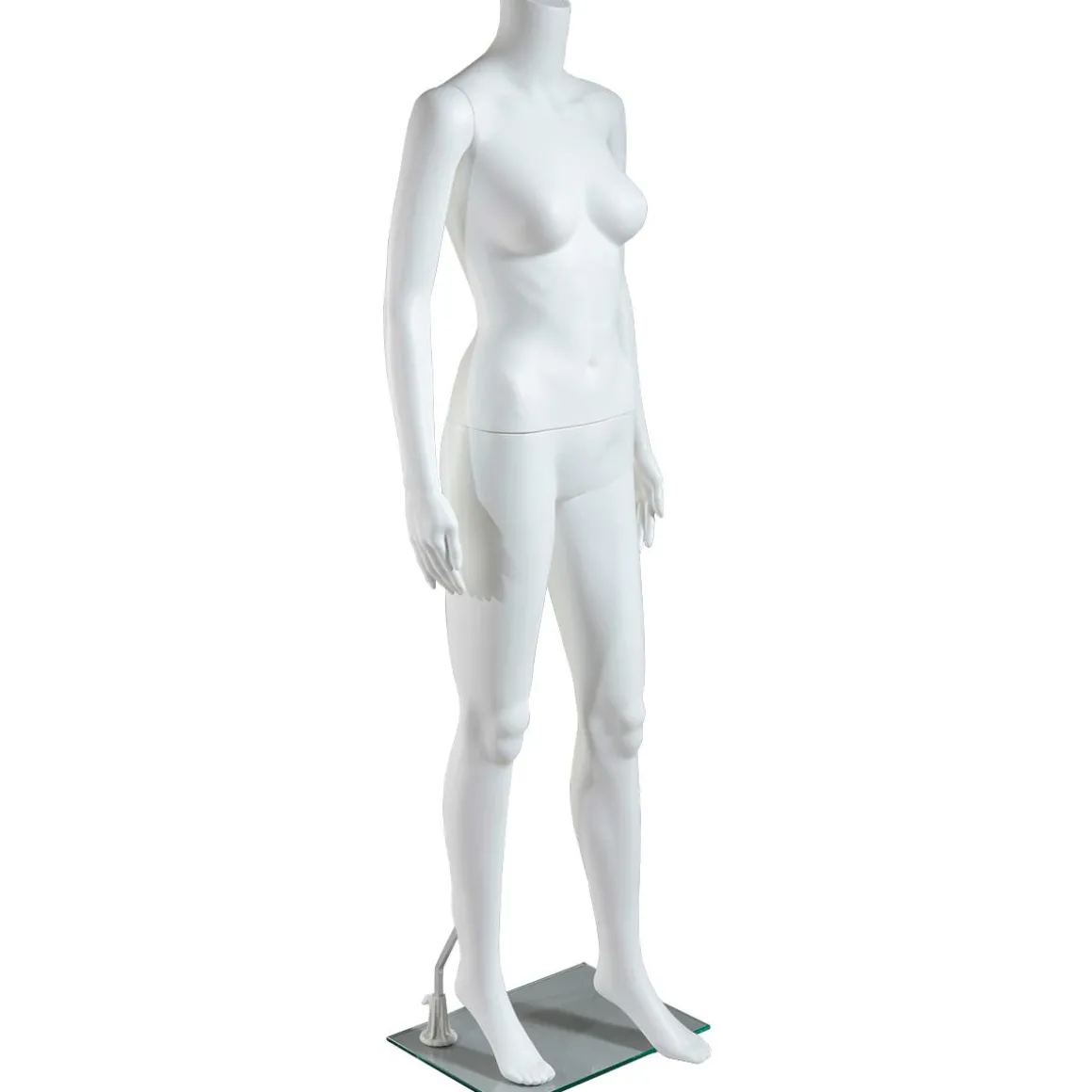 Umweltfreundliche Schaufensterpuppe Weiblich, Ohne Kopf 163 Cm, Weiß