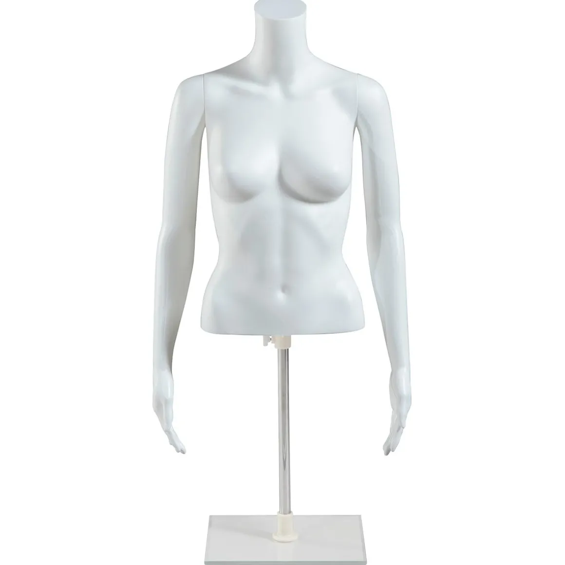Umweltfreundlicher PE Damen-Torso, Weiß