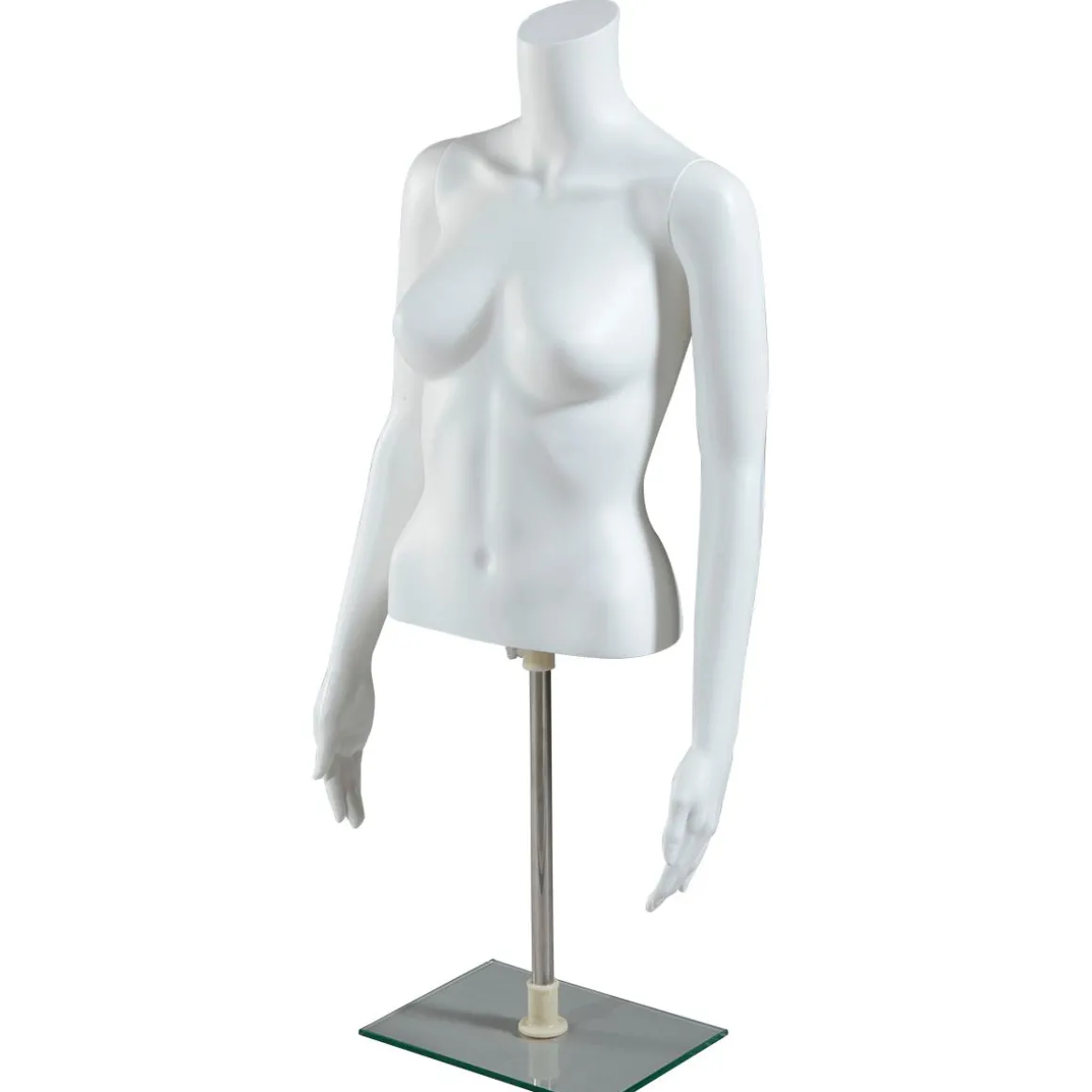 Umweltfreundlicher PE Damen-Torso, Weiß