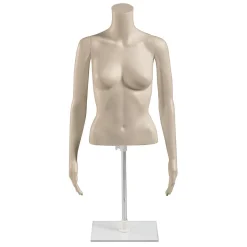 Umweltfreundlicher PE Damen-Torso, Hautfarbe