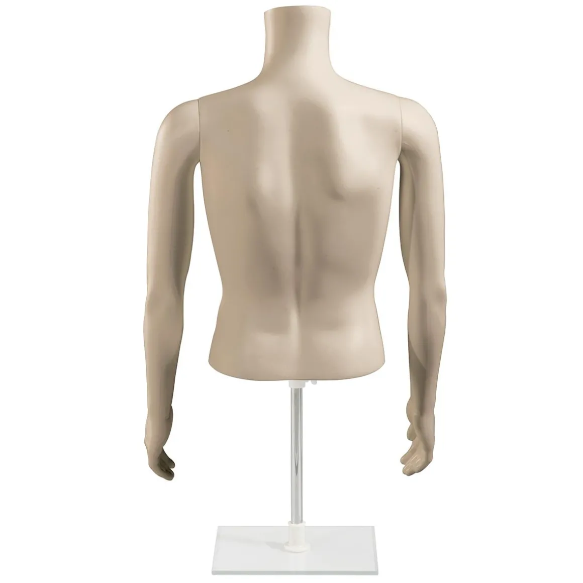 Umweltfreundlicher PE Herren-Torso, Hautfarben