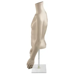 Umweltfreundlicher PE Herren-Torso, Hautfarben