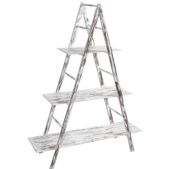 Vintage Leiter-Regal Weiß, 150 Cm Hoch