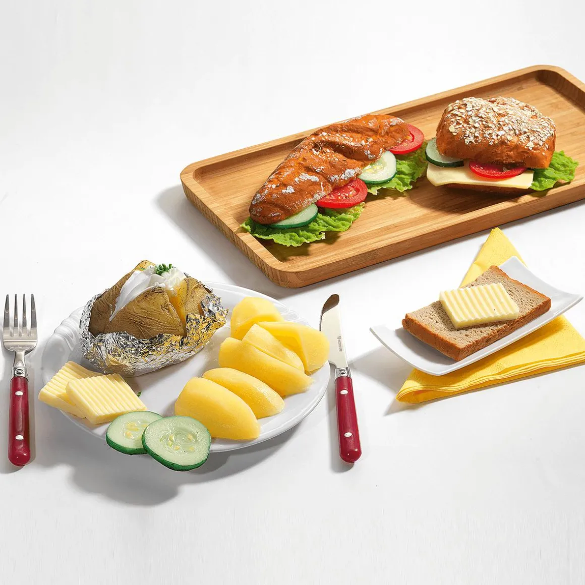 Vollkorn Brötchen Belegt Attrappe