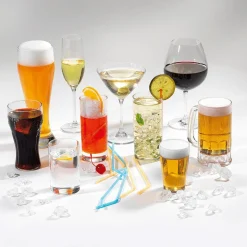 Wasserglas Lebensmittel-Attrappe 10 Cm