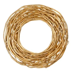 Weiden-Ast-Türkranz Gold Lackiert 40 Cm